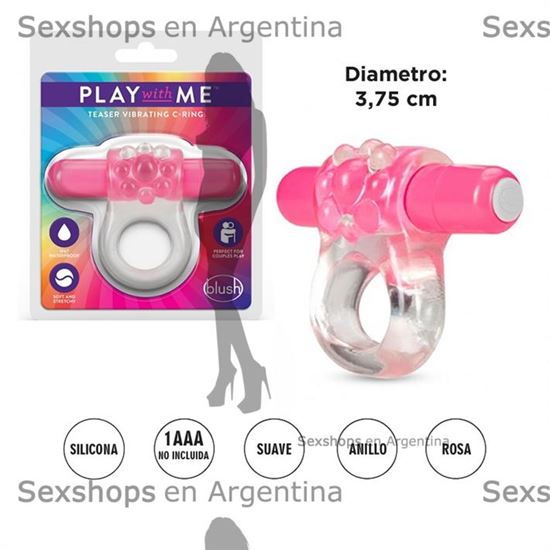 Anillo vibrador estimulador de clitoris